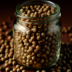 Alternative view of Coriander Seeds
